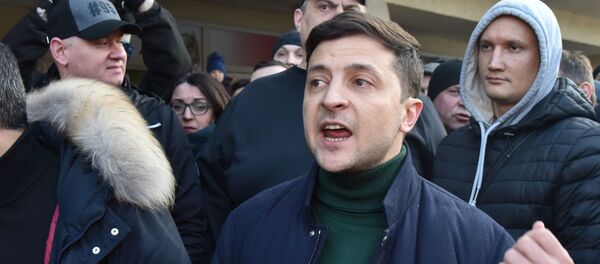 Кандидат в президенты Украины Владимир Зеленский - Sputnik Литва