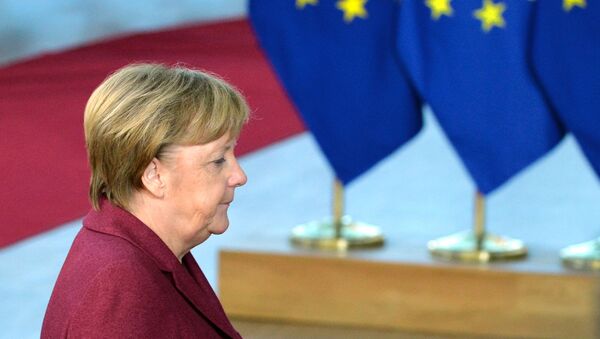 Ангела Меркель на Саммите ЕС в Брюсселе - Sputnik Lietuva