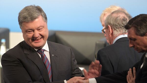 Президент Украины Петр Порошенко на 53-й Мюнхенской конференции по безопасности - Sputnik Литва