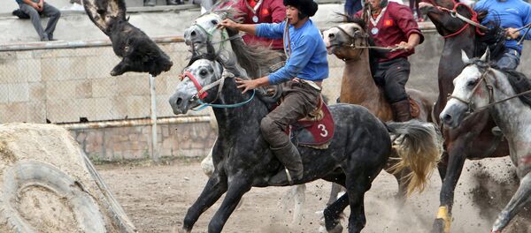 Открытый чемпионат Кыргызстана по кок-бору - Sputnik Литва