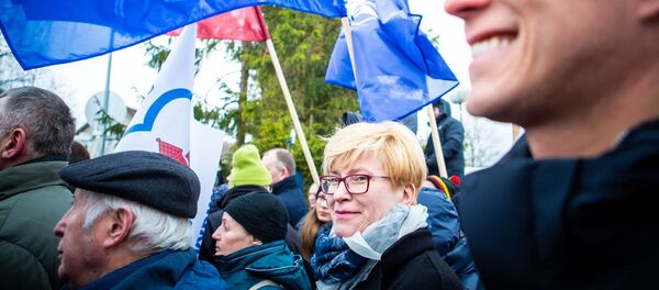 Ингрида Шимоните и Габриэлюс Ландсбергис - Sputnik Lietuva