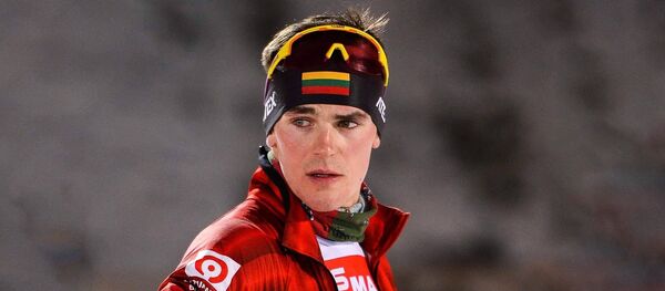 Литовский биатлонист Витаутас Строля, архивное фото - Sputnik Литва