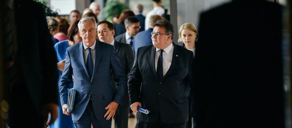 Министр иностранных дел Литвы Линас Линкявичюс Министр иностранных дел Литвы Линас Линкявичюс - Sputnik Lietuva