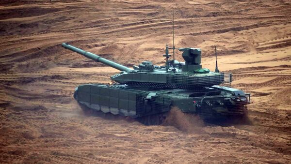 Rusijos tankas T-90MS  - Sputnik Lietuva