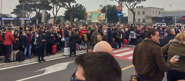 Gaisras Romo oro uoste Gaisras Romo oro uoste - Sputnik Lietuva