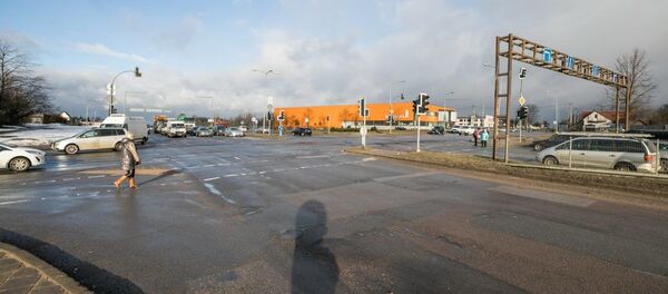 Перекресток в Вильнюсе, архивное фото Перекресток в Вильнюсе, архивное фото - Sputnik Lietuva