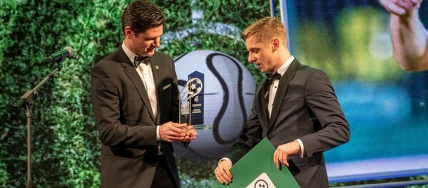 Церемония награждения лучших футболистов Литвы 2018 года Церемония награждения лучших футболистов Литвы 2018 года - Sputnik Литва