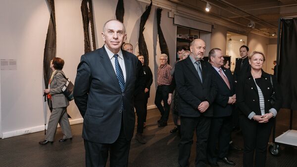 Чрезвычайный и полномочный посол Литвы в России Ремигиюс Мотузас на выставке Extension.lt в Москве - Sputnik Lietuva
