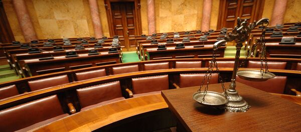 Зал судебных заседаний, архивное фото - Sputnik Литва