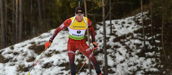 Кароль Домбровский на соревнованиях чемпионата Европы-2019 в Белоруссии Кароль Домбровский на соревнованиях чемпионата Европы-2019 в Белоруссии - Sputnik Литва