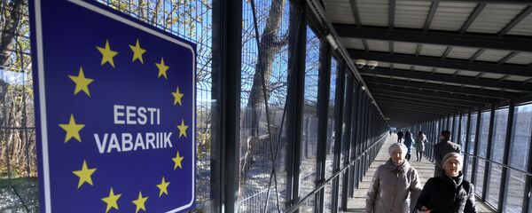 Граница РФ и Эстонии, архивное фото - Sputnik Литва