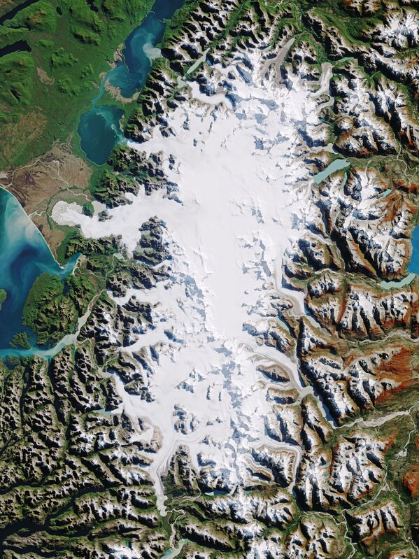 Северное Патагонское ледниковое плато из космоса - Sputnik Литва