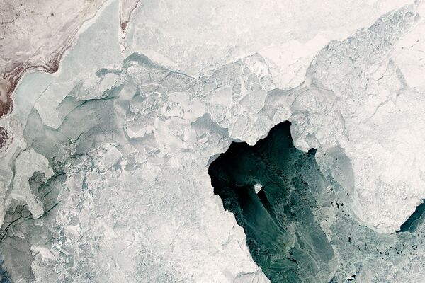 Каспийское море, снимок из космоса - Sputnik Литва