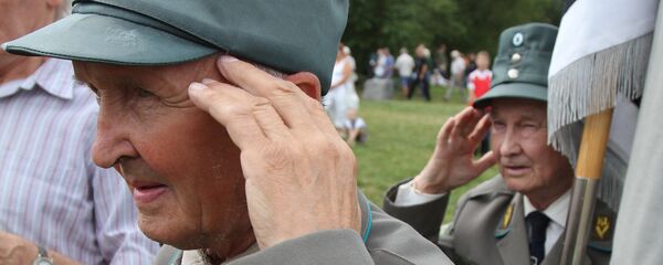 Сбор ветеранов 20-й гренадерской дивизии СС в Эстонии. - Sputnik Литва