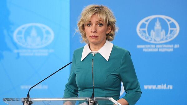 Oficiali Rusijos užsienio reikalų ministerijos atstovė Marija Zacharova  - Sputnik Lietuva