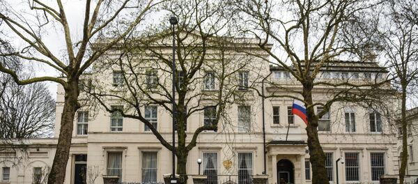 Здание российского посольства в Лондоне, архивное фото Здание российского посольства в Лондоне, архивное фото - Sputnik Lietuva