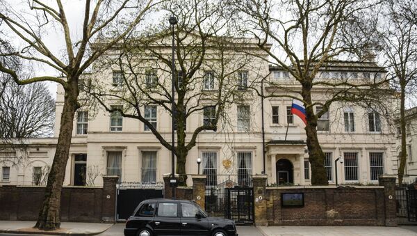 Здание российского посольства в Лондоне, архивное фото - Sputnik Lietuva