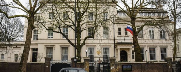 Здание российского посольства в Лондоне, архивное фото Здание российского посольства в Лондоне, архивное фото - Sputnik Lietuva