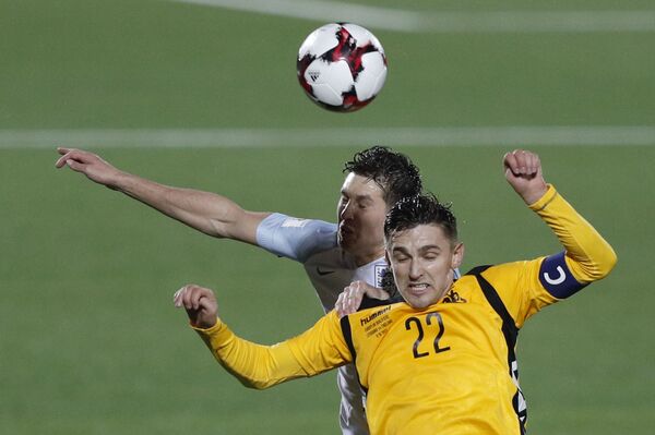 Гол лучшего футболиста Литвы не привел к победе в чемпионате Польши Гол лучшего футболиста Литвы не привел к победе в чемпионате Польши - Sputnik Литва