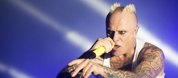 Вокалист The Prodigy Кит Флинт, архивное фото Вокалист The Prodigy Кит Флинт, архивное фото - Sputnik Lietuva