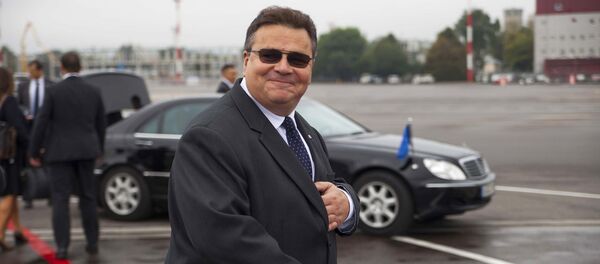 Министр иностранных дел Литвы Динас Линкявичюс, архивное фото - Sputnik Lietuva