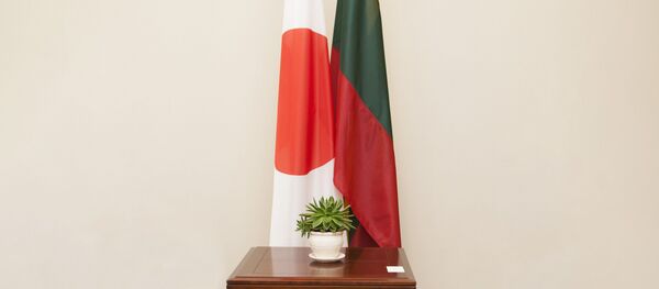 Флаги Японии и Литвы, архивное фото - Sputnik Литва