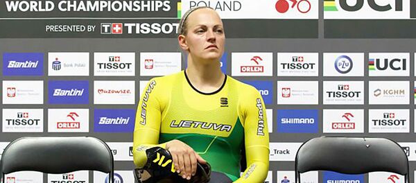 Симона Крупецкайте на чемпионате мира по велоспорту, Прушков, Польша - Sputnik Литва
