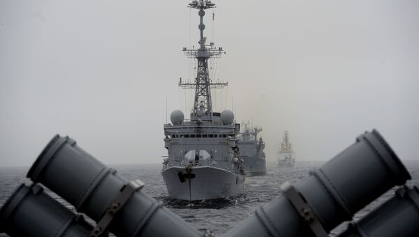 Корабли НАТО в Северном море у берегов Норвегии, архивное фото - Sputnik Литва