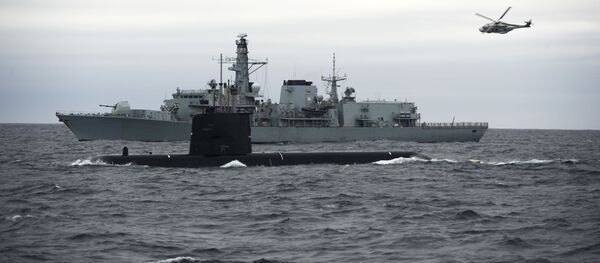Учения кораблей НАТО в Северном море у берегов Норвегии, архивное фото - Sputnik Литва