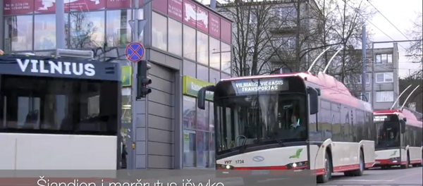 Новые троллейбусы в Вильнюсе - Sputnik Литва