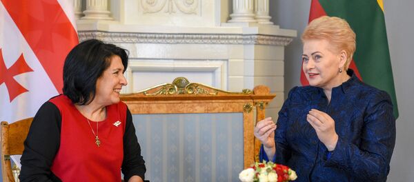 Даля Грибаускайте и Саломе Зурабишви́ли - Sputnik Lietuva