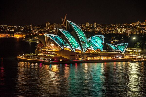 Вид на Сиднейский оперный театр в Австралии - Sputnik Литва