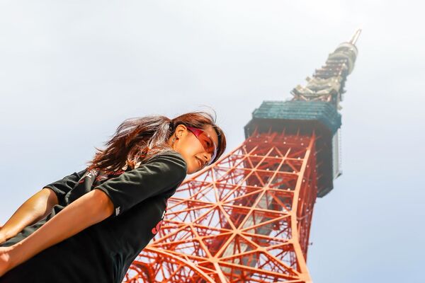 Вид на Телевизионную башню в Токио - Sputnik Литва