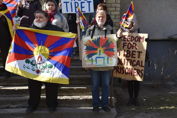 Tibeto paramos akcija Tibeto paramos akcija - Sputnik Lietuva