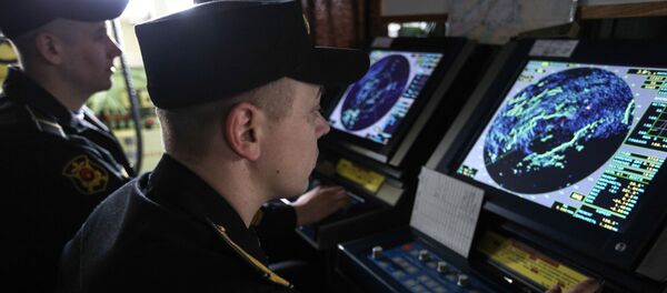 Экипаж ракетного крейсера Маршал Устинов на военно-морских учениях разнородных сил Северного флота РФ, архивное фото Экипаж ракетного крейсера Маршал Устинов на военно-морских учениях разнородных сил Северного флота РФ, архивное фото - Sputnik Lietuva