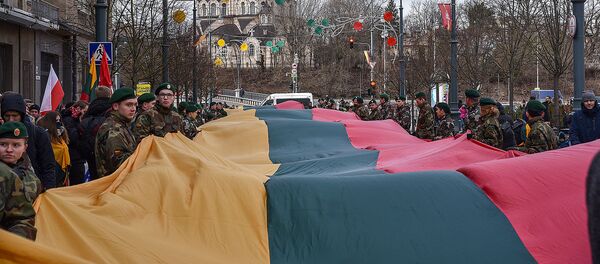 Празднование Дня восстановления независимости Литвы Празднование Дня восстановления независимости Литвы - Sputnik Литва