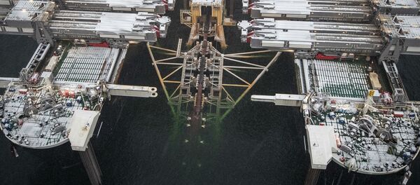 Укладка газопровода в Финском заливе, архивное фото - Sputnik Литва