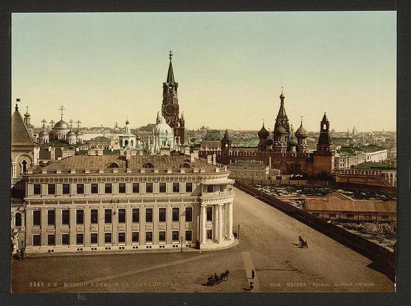Вид на Москву, одна из первых цветных фотографий России Вид на Москву, одна из первых цветных фотографий России - Sputnik Lietuva