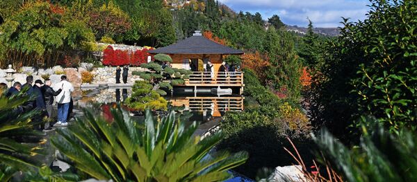 Японский сад в Крыму, архивное фото - Sputnik Lietuva