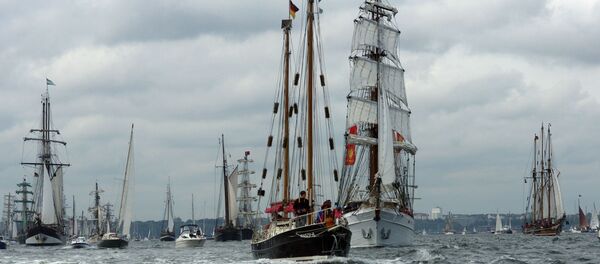 Парад парусных судов в рамках Кильской недели, архивное фото - Sputnik Литва
