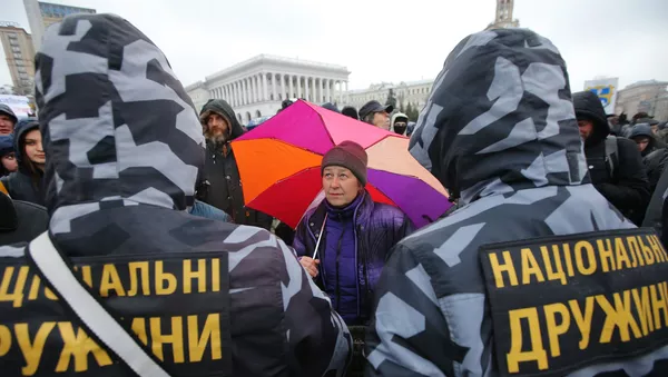Акция националистов в Киеве - Sputnik Lietuva