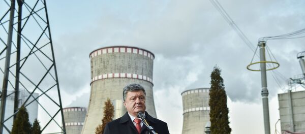 Президент Украины П. Порошенко посетил Ровенскую АЭС - Sputnik Lietuva