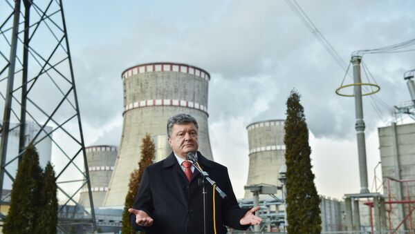 Президент Украины П. Порошенко посетил Ровенскую АЭС - Sputnik Lietuva