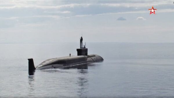 Минобороны показало испытания подводного ракетоносца типа Борей - Sputnik Литва