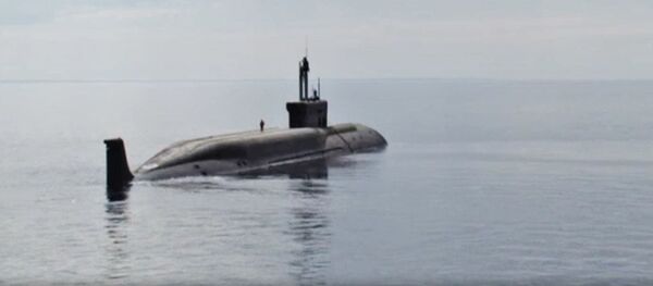 Минобороны показало испытания подводного ракетоносца типа Борей - Sputnik Литва