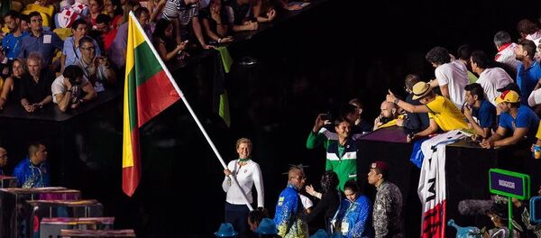 Олимпийская сборная Литвы во время открытия игр в Рио - Sputnik Литва