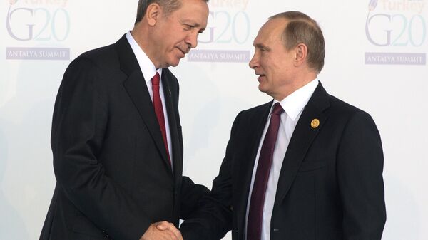 Президент РФ В.Путин принимает участие в саммите G20 в Турции - Sputnik Lietuva