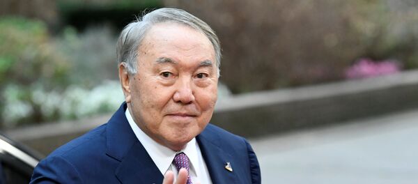 Президент Казахстана Нурсултан Назарбаев, архивное фото Президент Казахстана Нурсултан Назарбаев, архивное фото - Sputnik Lietuva