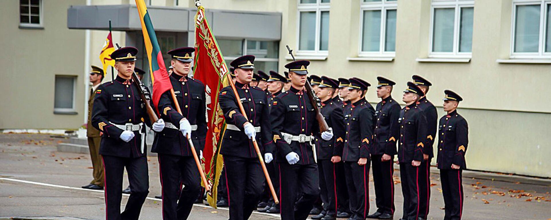  Курсанты военной академии имени Генерала Йонаса Жемайтиса, архивное фото - Sputnik Литва, 1920, 16.04.2025