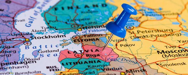 Карта стран Балтии, архивное фото Карта стран Балтии, архивное фото - Sputnik Lietuva